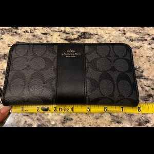 Coach zipper wallet